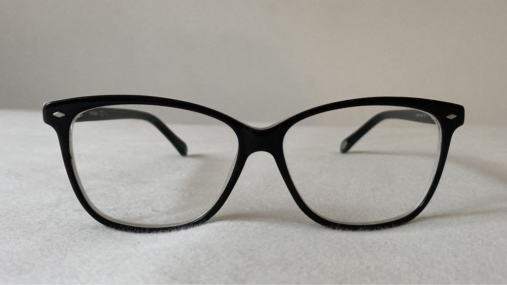 Okulary Oprawki czarne Fossil damskie
