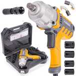 Elektryczny klucz udarowy 800Nm 1/2" NASADKI + ADAPTERY