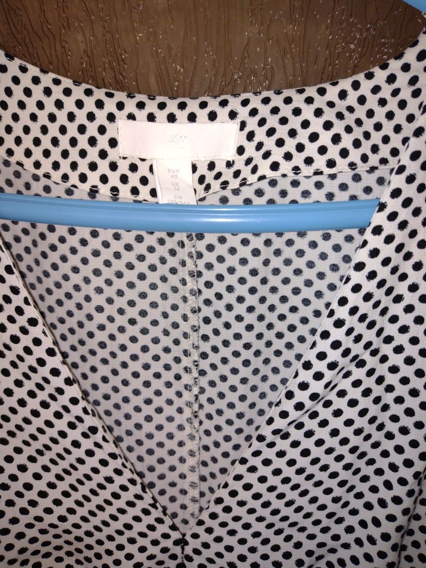 Śliczna sukienka pinap w kropki H&M L