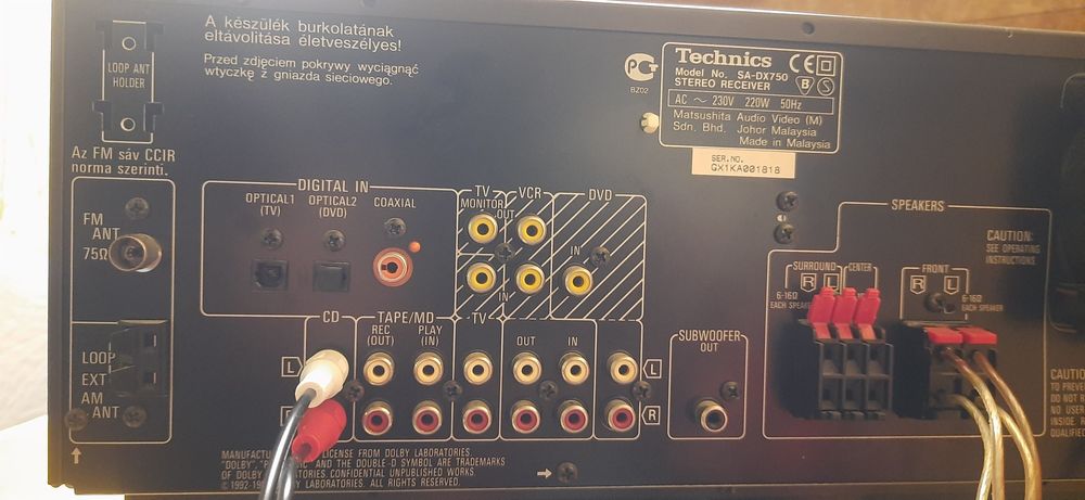 Amplituner Technics SA-DX750