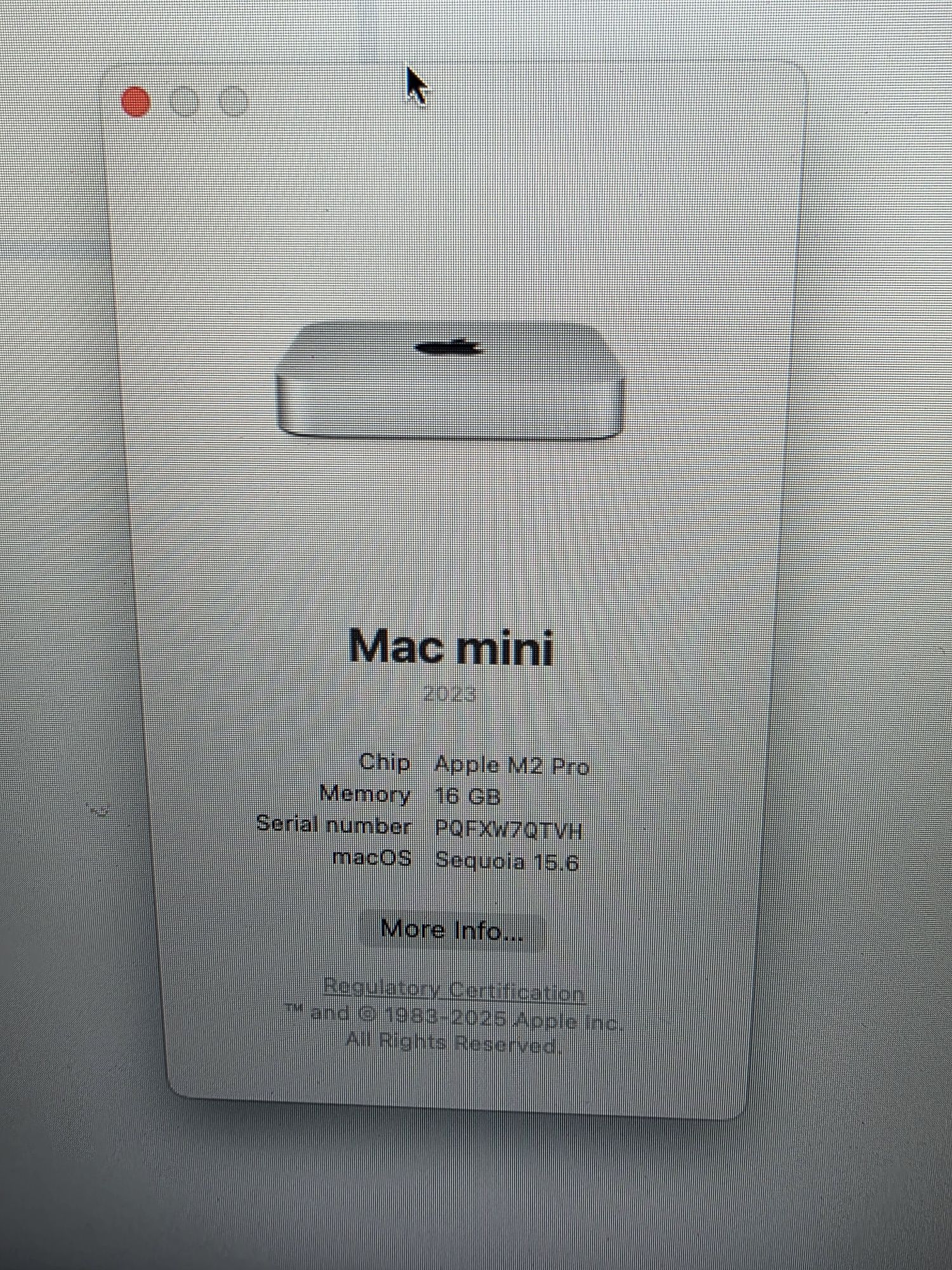 Mac mini M2 pro / 16 / 512