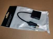 Переходник-конвертер DisplayPort (папа) - HDMI (мама) кабель.0.17м