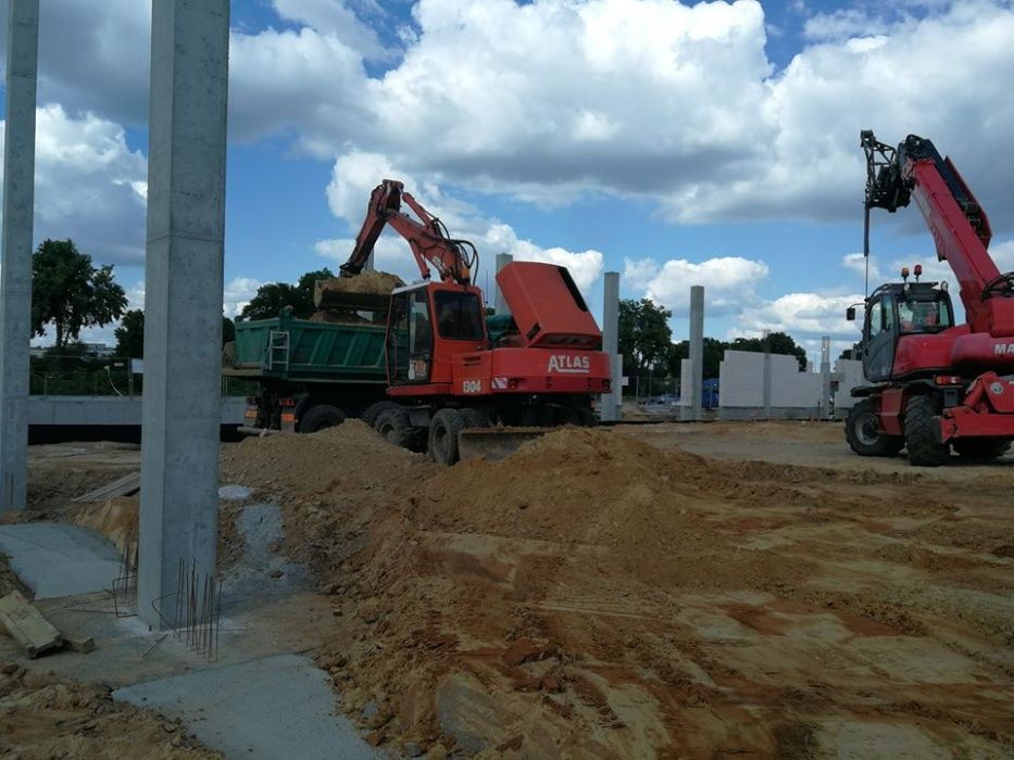 Usługi transportowe . Żwir piasek ziemia. pospółka kruszywo.