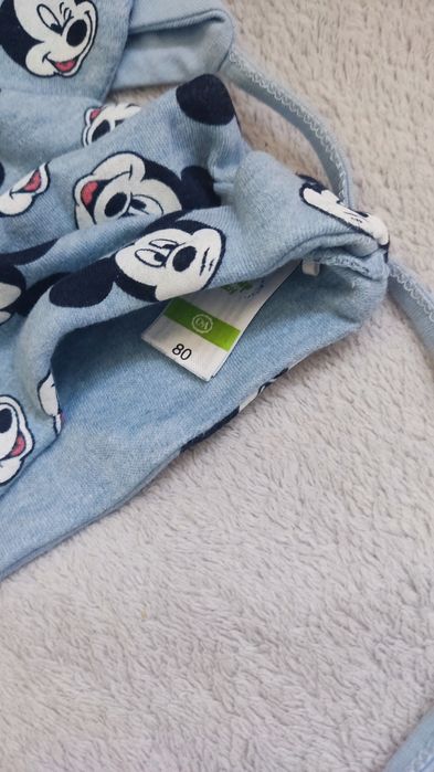 NOWE czapeczki Myszka Miki C&A r. 74/80 i Smyk Cool Club 48/50