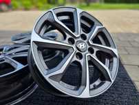 Hyundai 15 " Nowe Felgi alu 4x100 Bayon i10 alufelgi Gunmetal polished