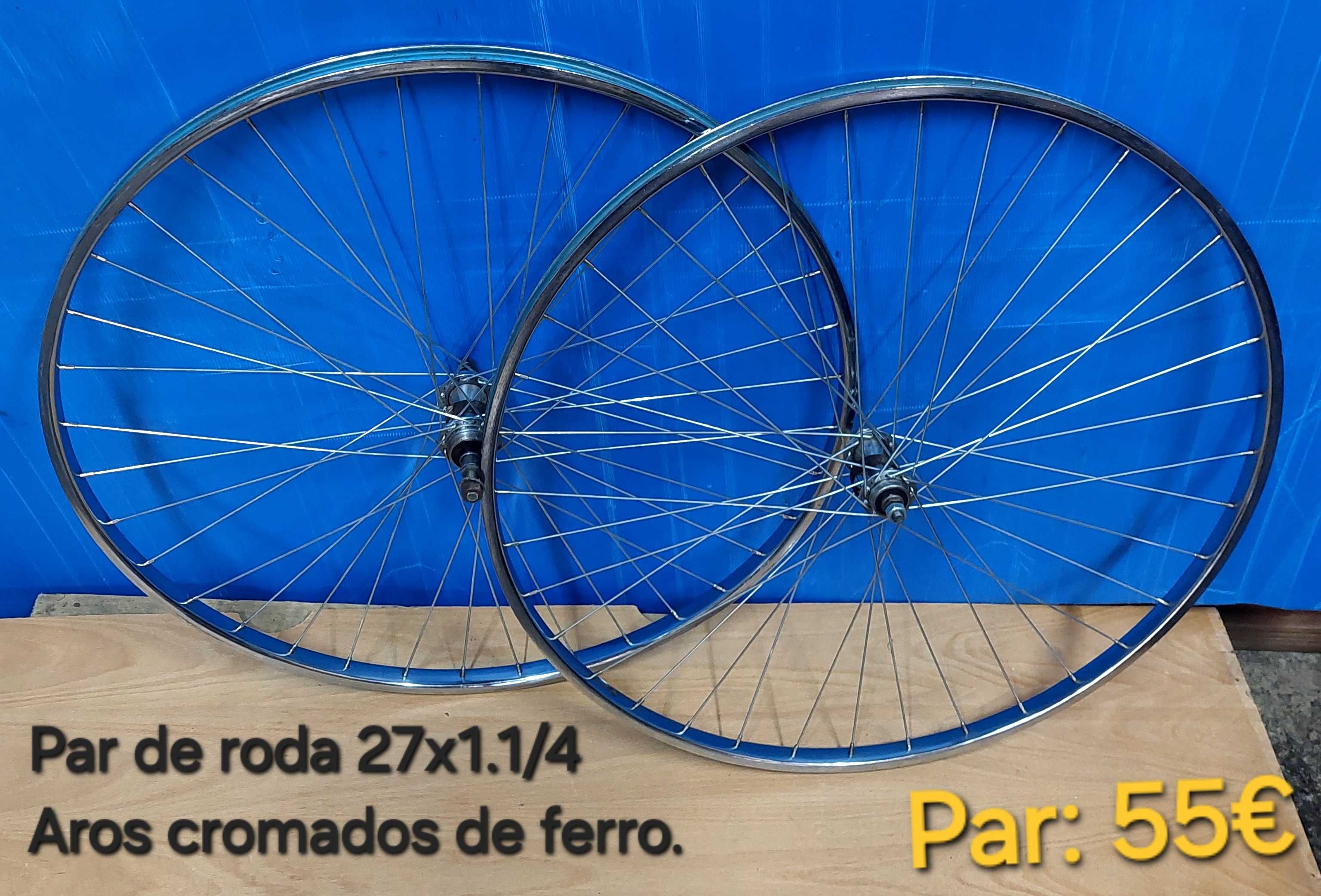 Várias medidas de g.lamas e rodas 27x1.1/4 bicicletas clássicas