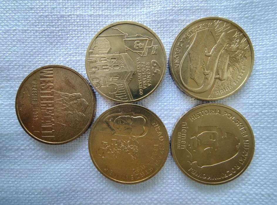 2 zł rok 2009, zestaw 5 monet #4