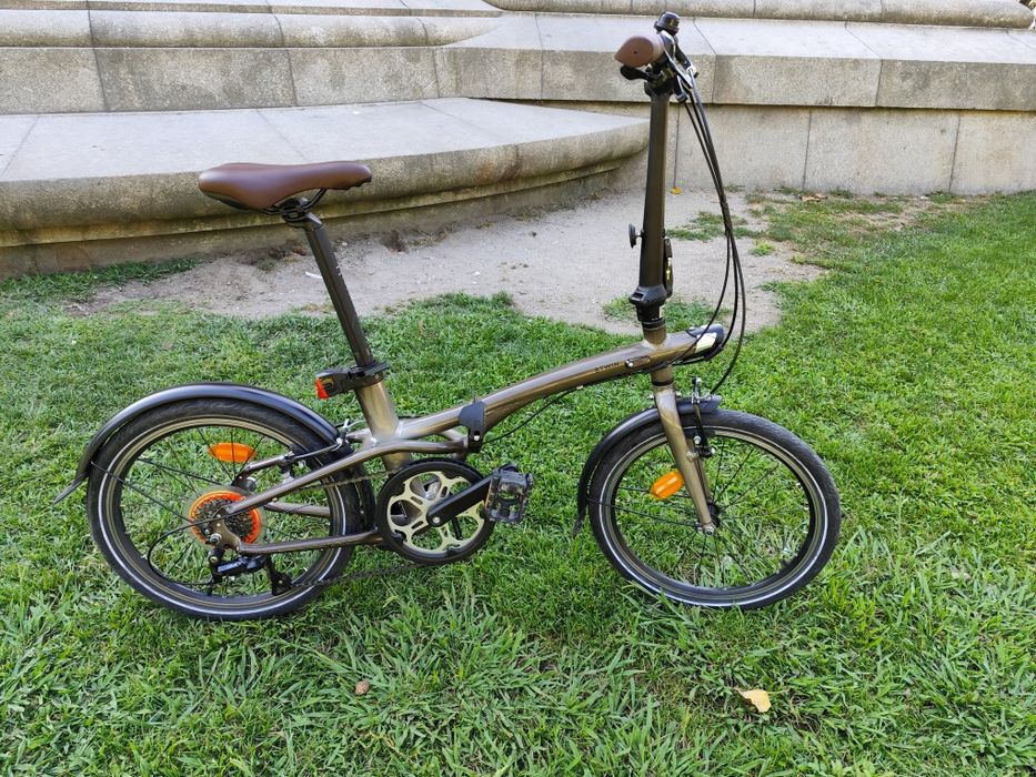 Bicicleta dobrável em alumínio