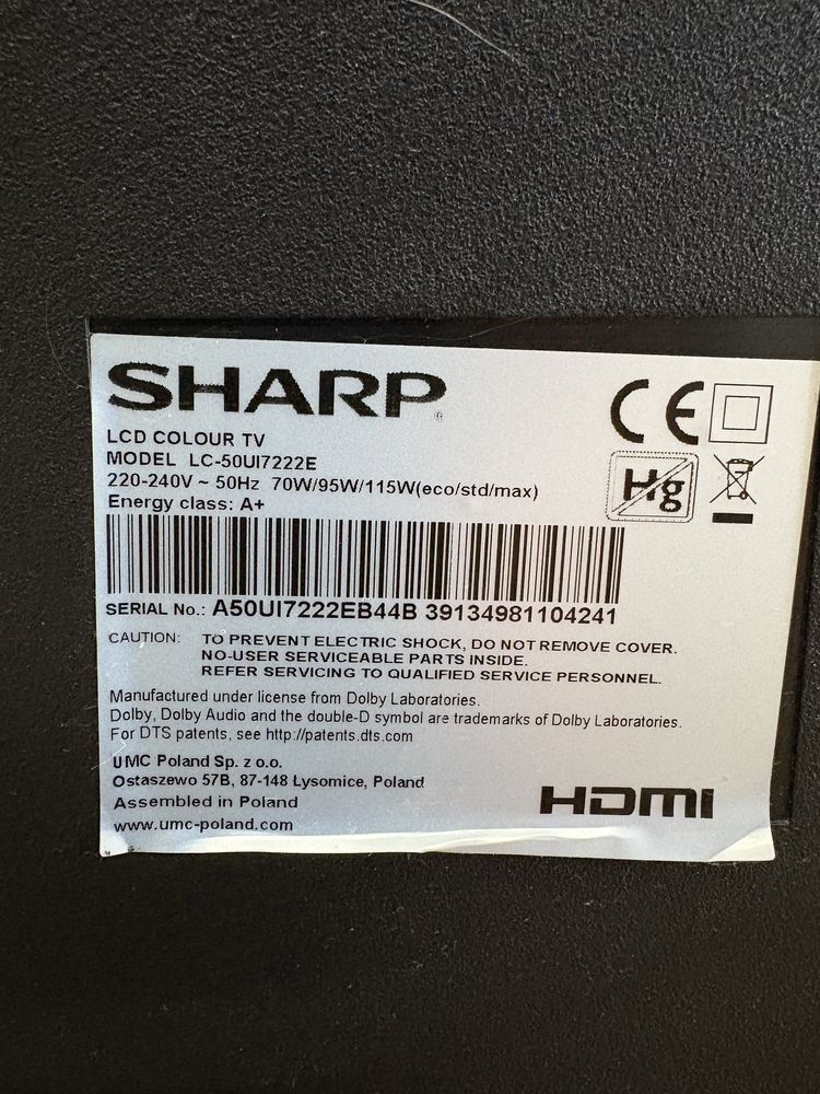 Telewizor Sharp 50