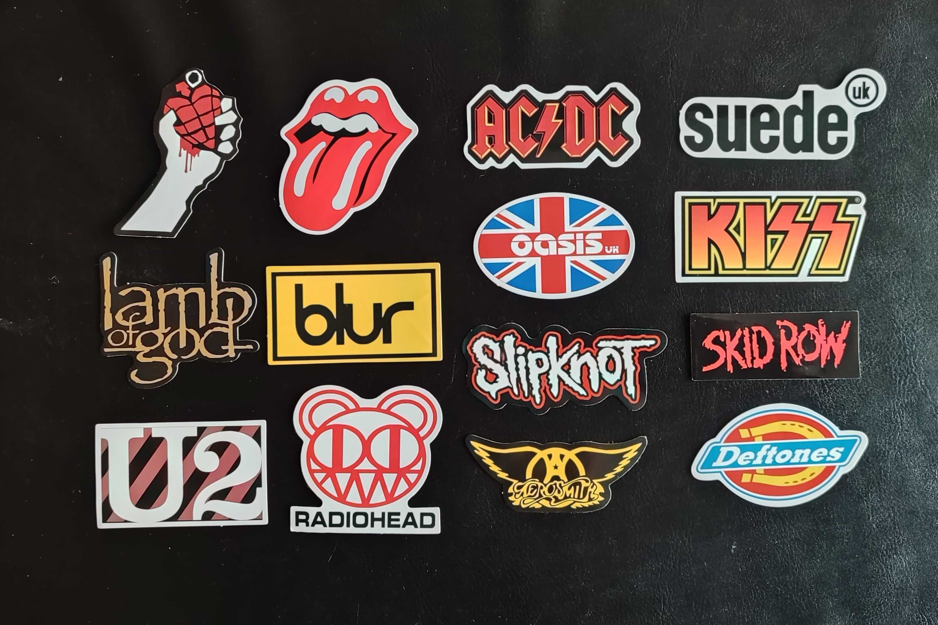 Rock 'n' Roll: autocolantes, stickers, adesivos