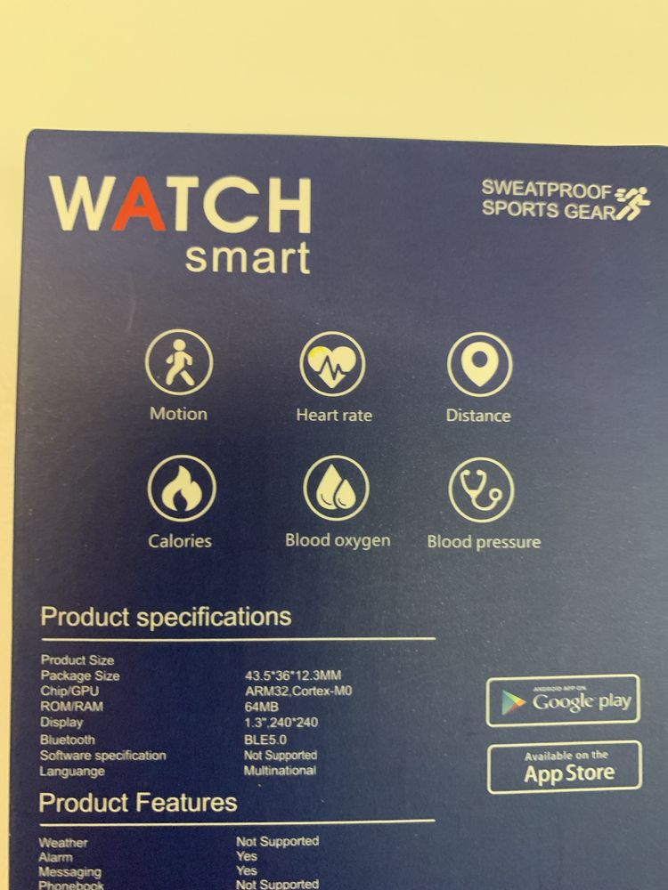 Smartwatch zegarek wielofunkcyjny Shock