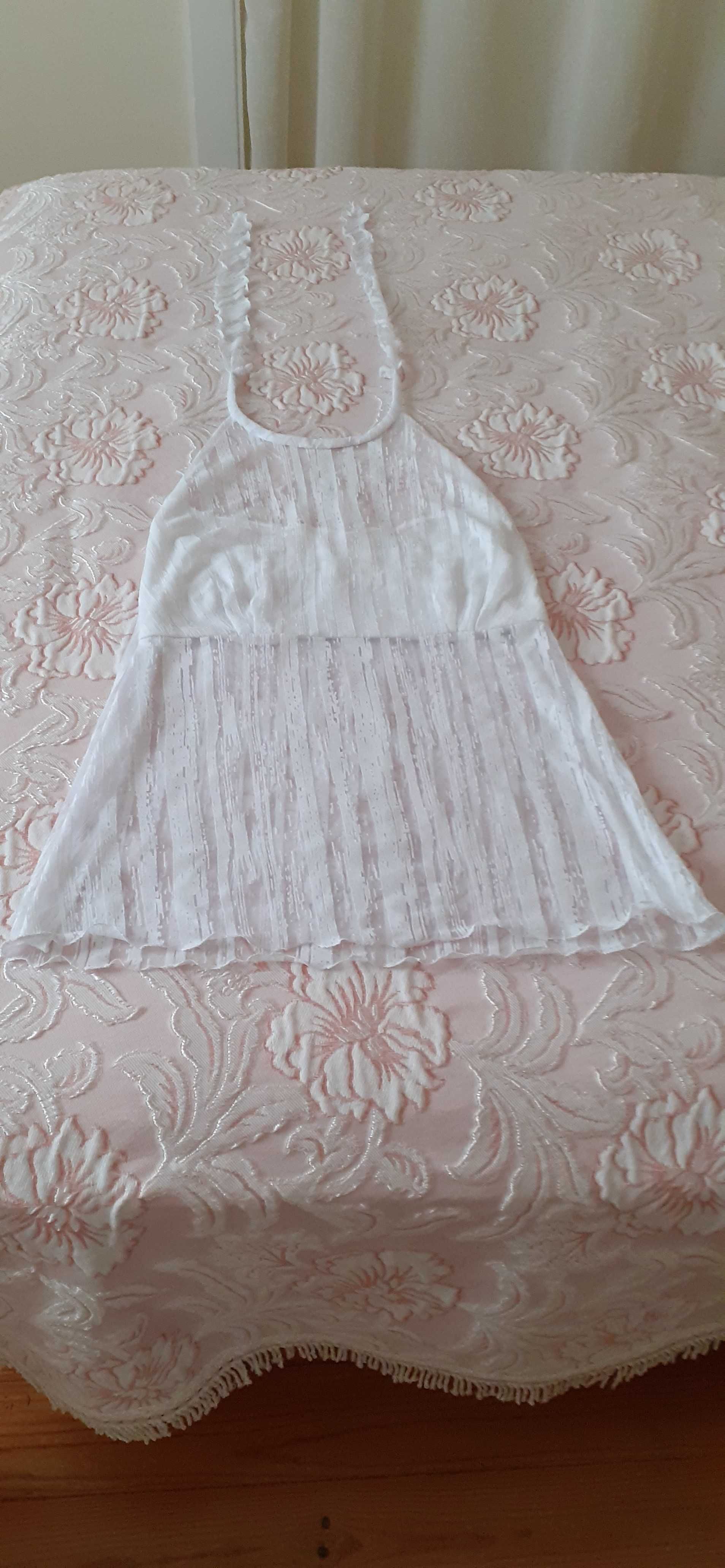 Top branco prateado sexy tamanho S/M (modelo único e POR ESTREAR)