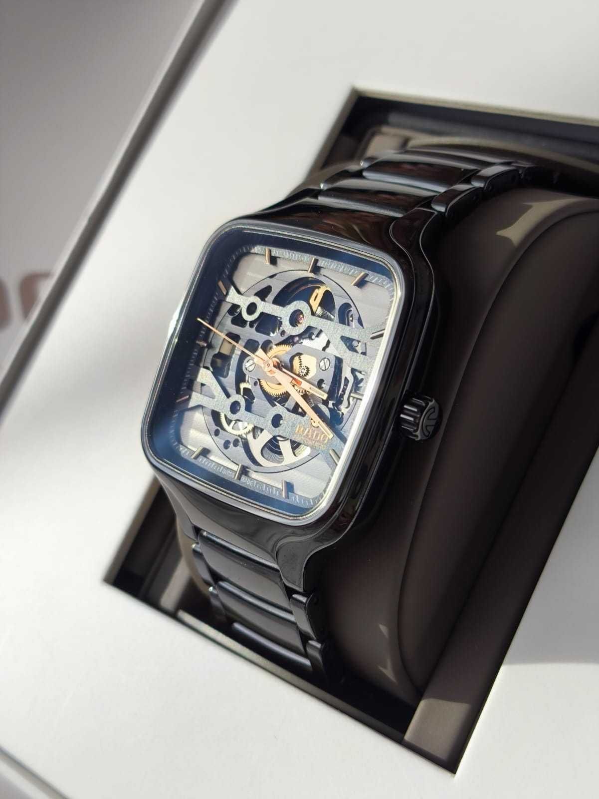 Rado True Square Gent Automatic Skeleton L Black