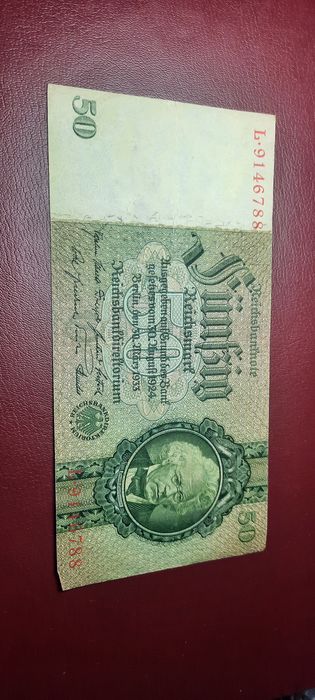 Banknot 50 marek 1933
