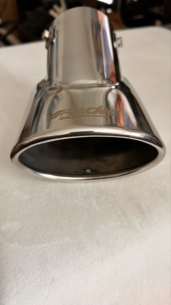 Ponteira escape , inox
