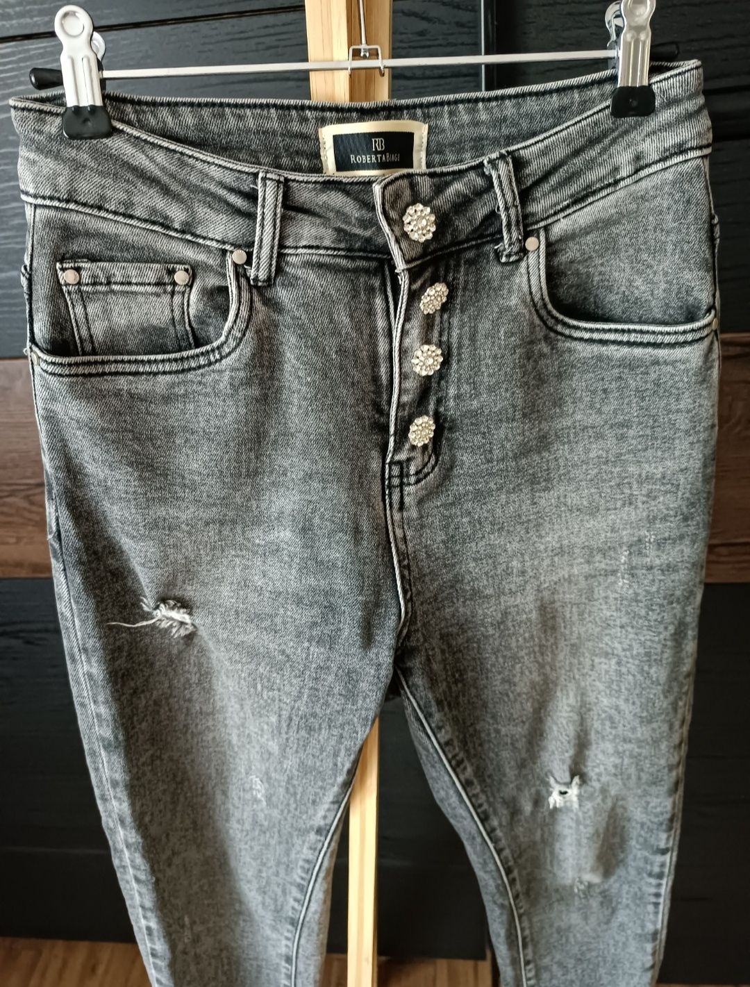 Spodnie jeansy Roberta Biagi S/M Italy