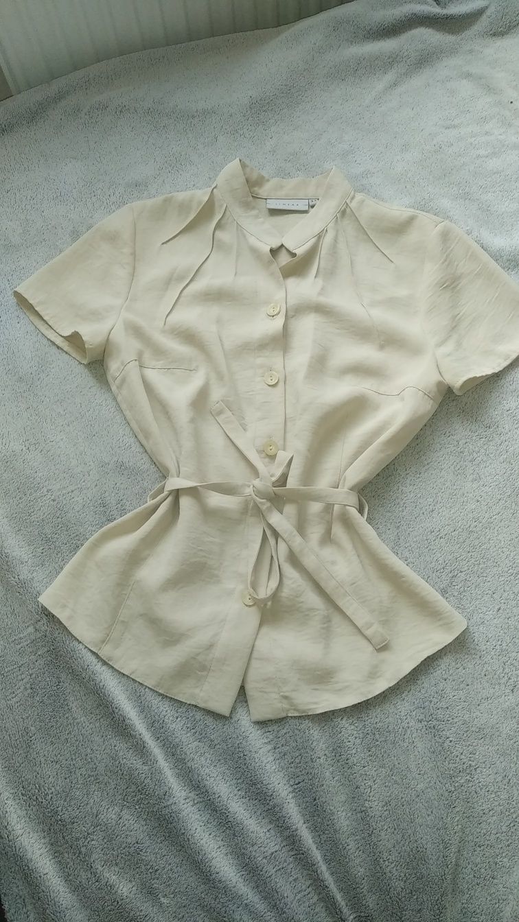 Bluzka elegancka koszulowa Linear 34 36
