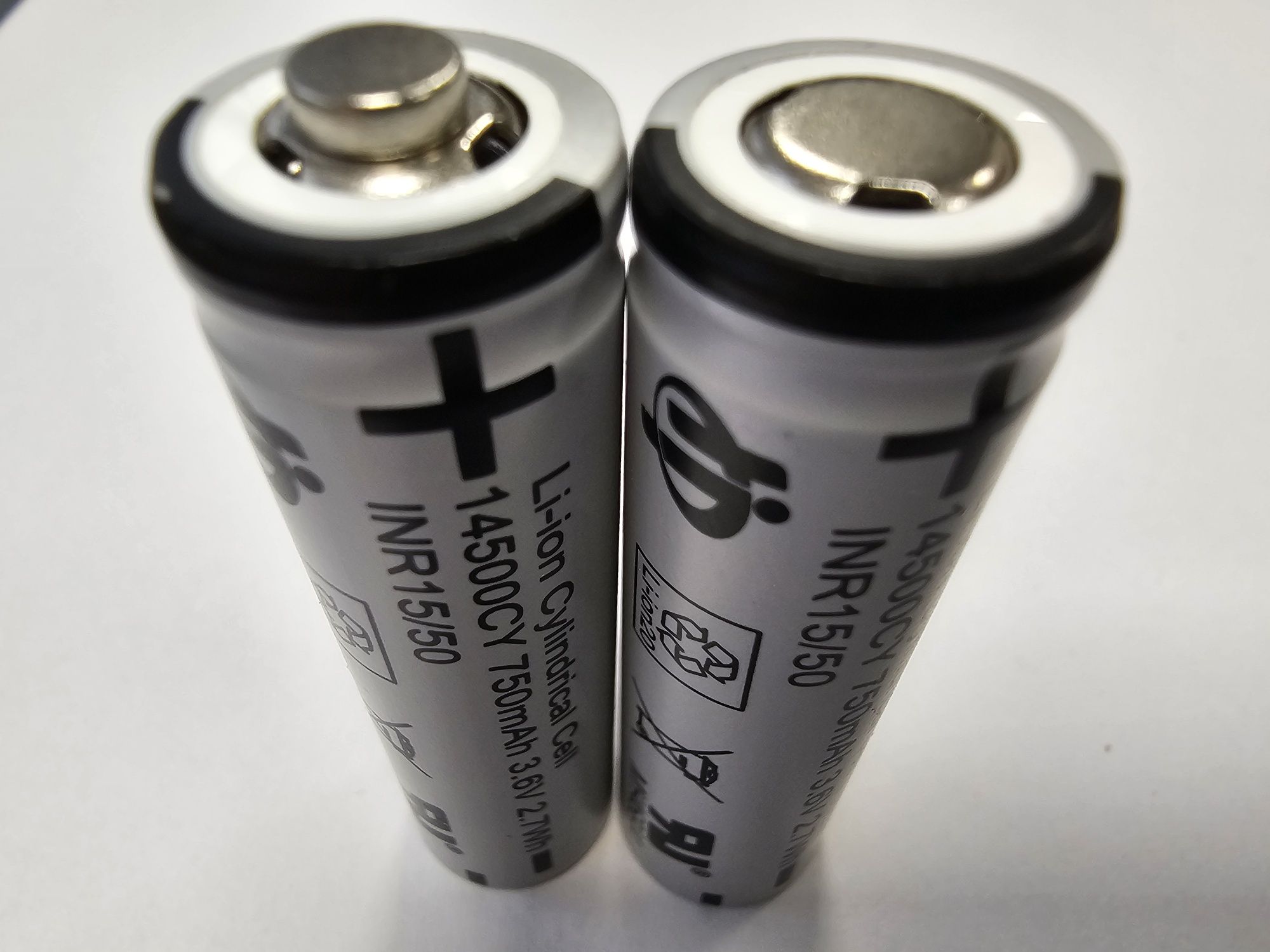 Аккумулятор 14500cy 750mAh 1.52A обсллютно новые.