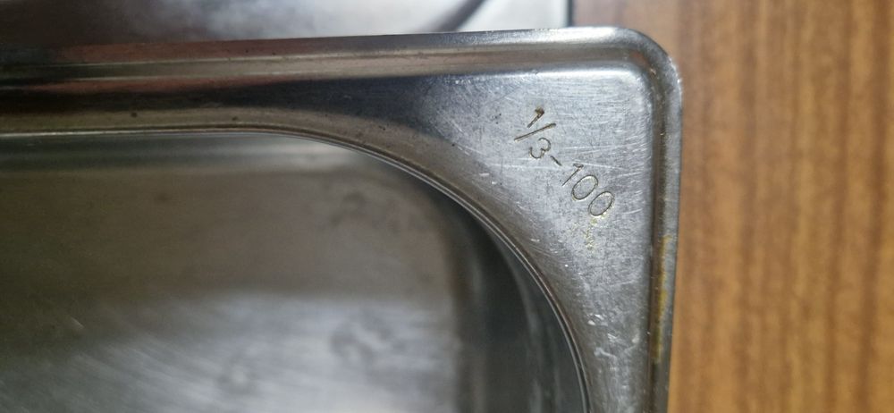 Cuba inox para alimentos
