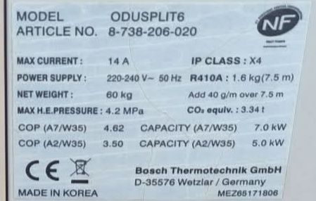 Pompa ciepła Bosch compress 3000 AWS