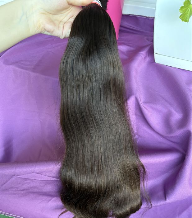 2) wlosy dziewicze 56 cm 190 gr