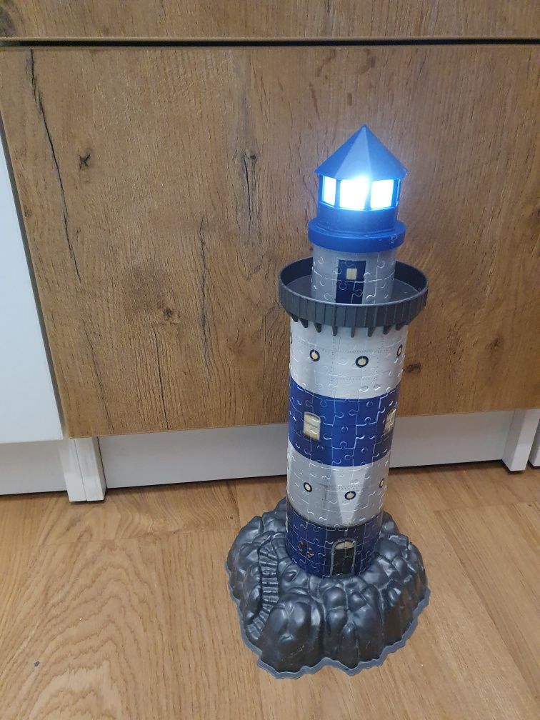 Puzzle 3D Latarnia morska nocą Ravensburger