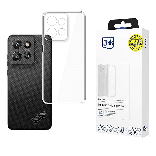 Etui 3mk Clear Case na Motorola ThinkPhone25 - przezroczyste