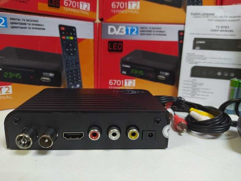 Приставка Т2 DVB-T2/C приемник ресивер Uclan 6701 HD SE LED YouTube IP