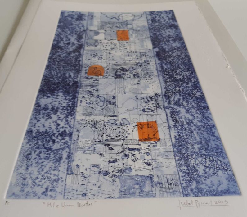 Serigrafia - Mil e Uma Noites - Isabel Pyrrait 2005 - Primeira Cópia