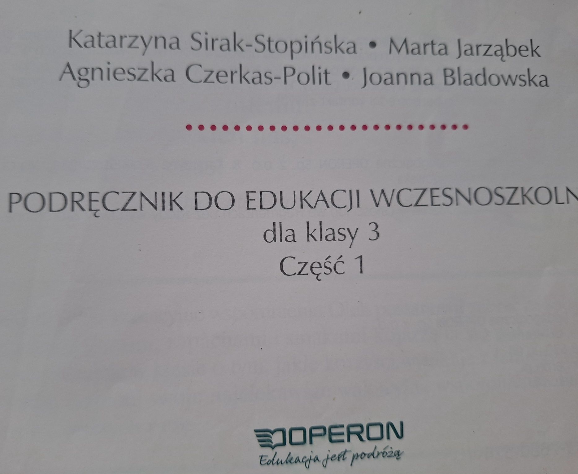 Podręcznik Kolorowa Klasa 3 cz 1 I 2