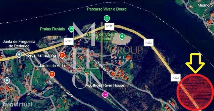 Terreno Rústico junto ao Rio Douro – Pedorido, Castelo de Paiva