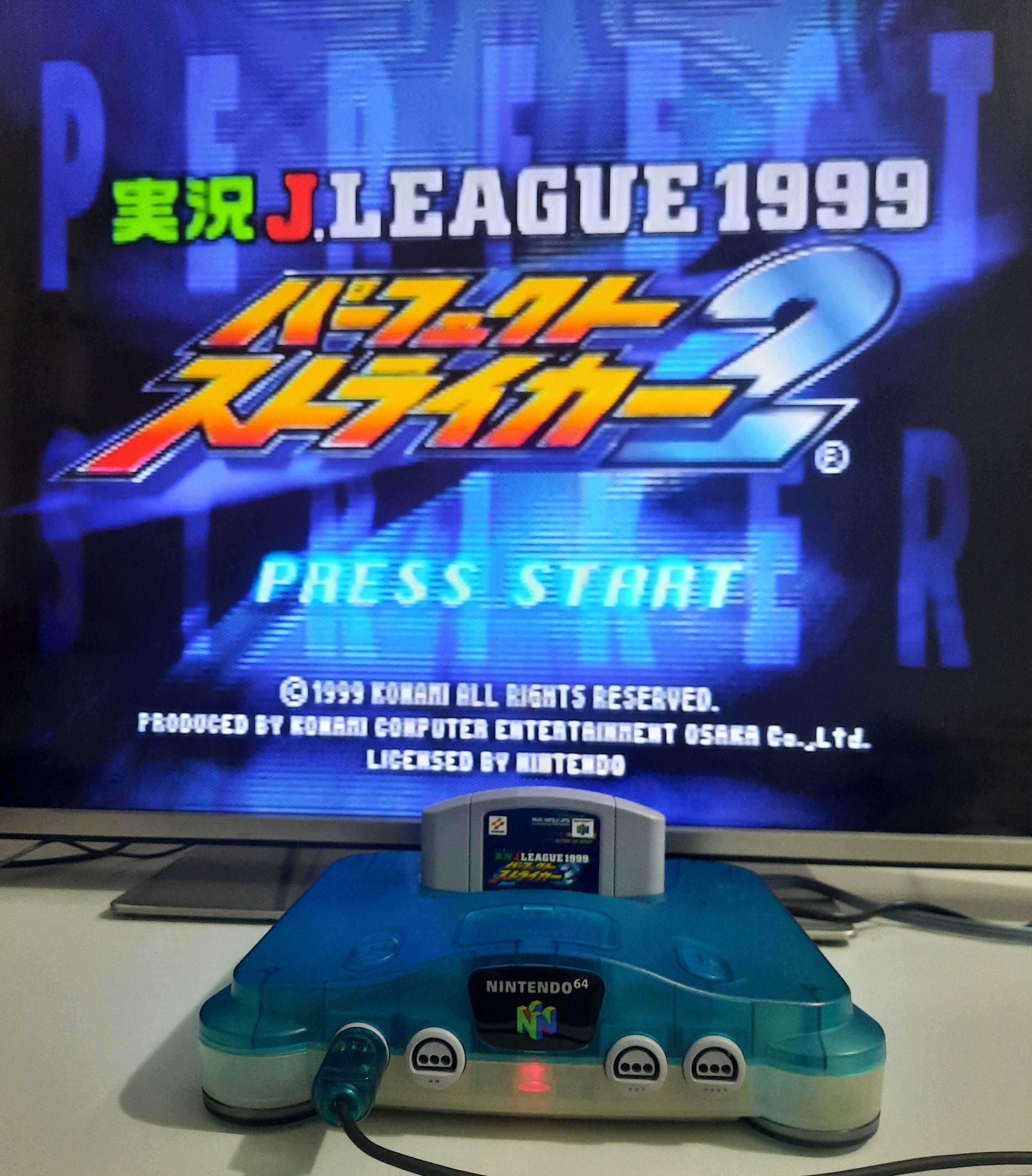 Jikkyou J.League 1999 Perfect Striker 2 / N64 [NTSC-J]
