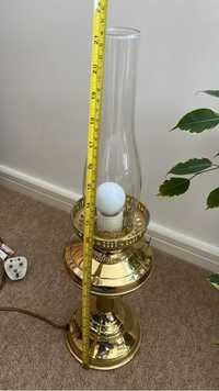 Mosiężna lampa 54 cm wysokości