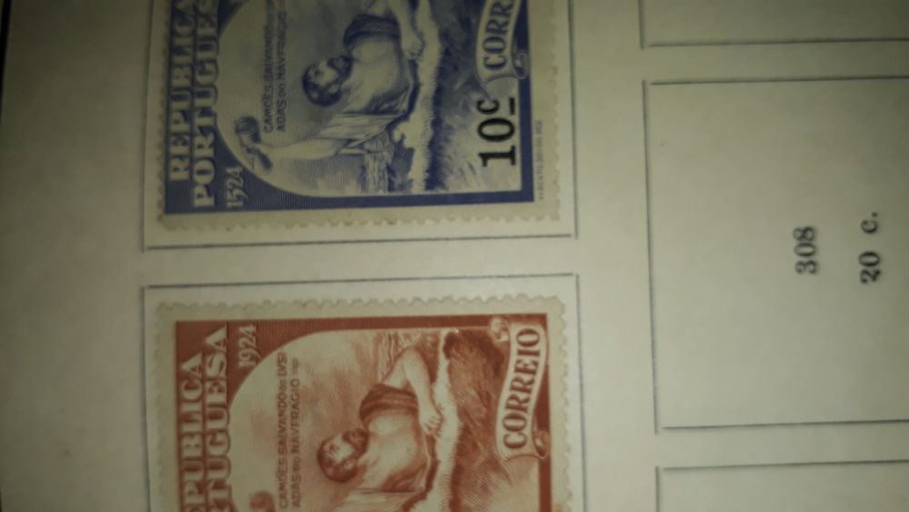 Selos de Portugal - Coleção incompleta de 1853 a 1977 (Novos e Usados)