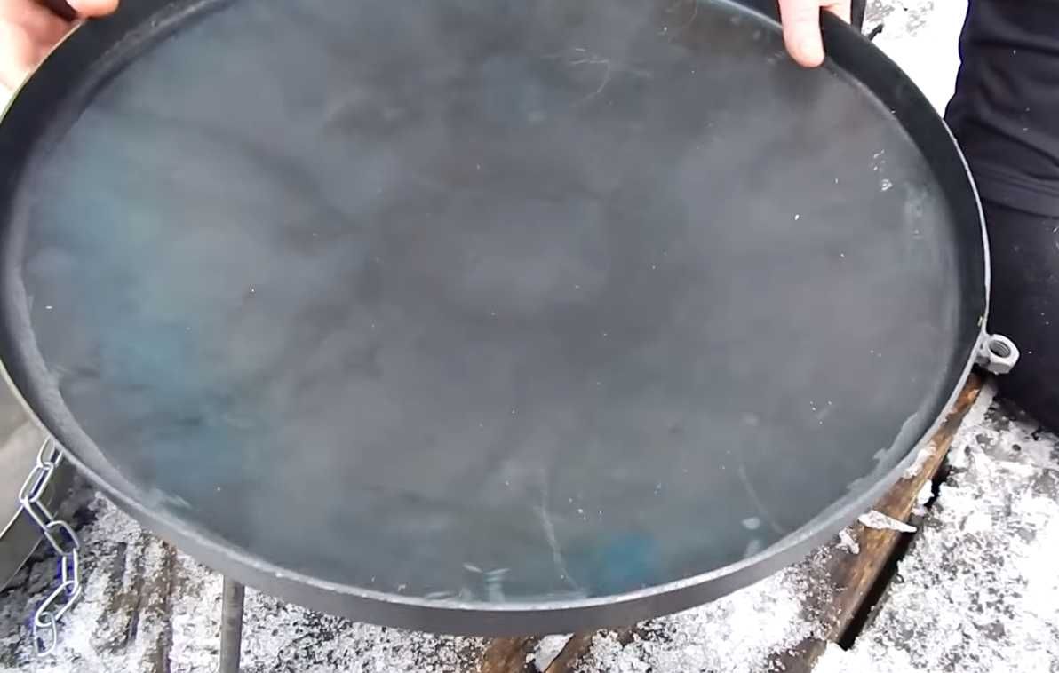 Сковорода из диска 40 см и 50 см. с подставкой для огня садж барбекю