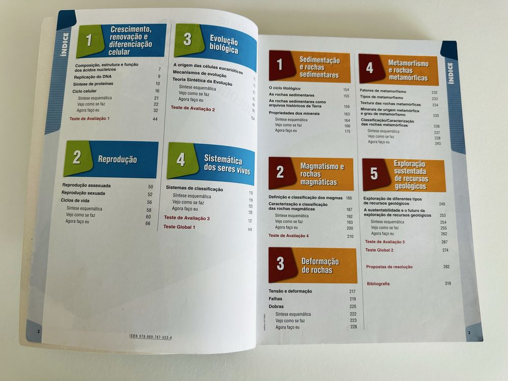 Preparar os Testes Biologia e Geologia 11.º ano