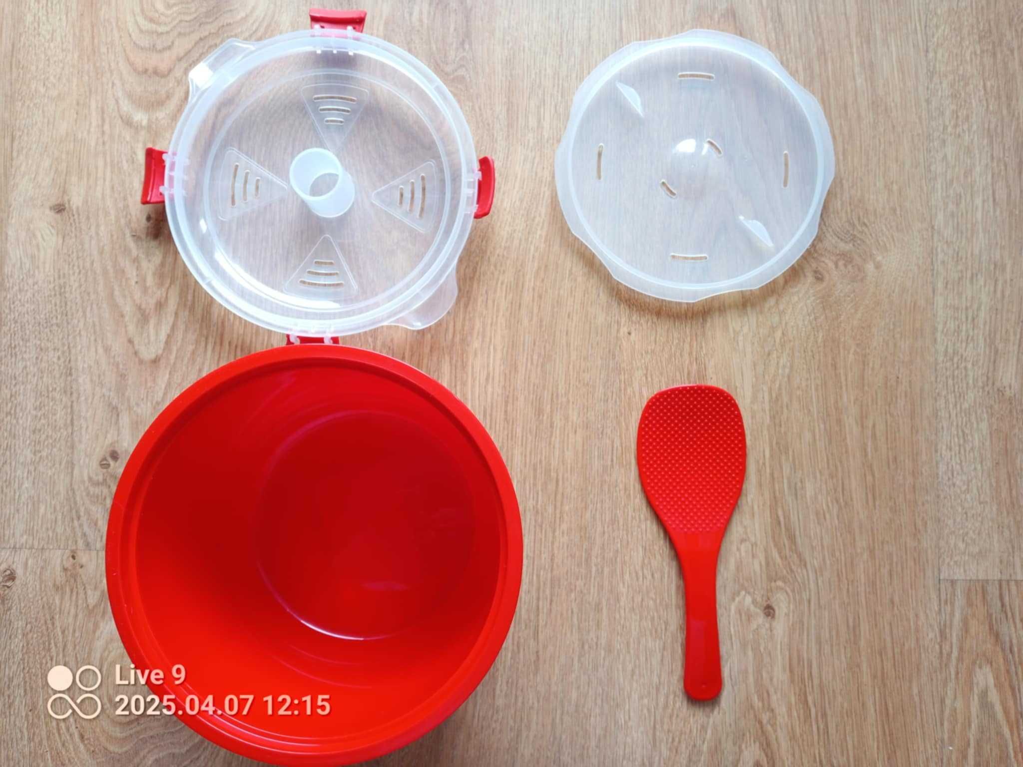 Pojemnik do gotowania ryżu Sistema Microwave.