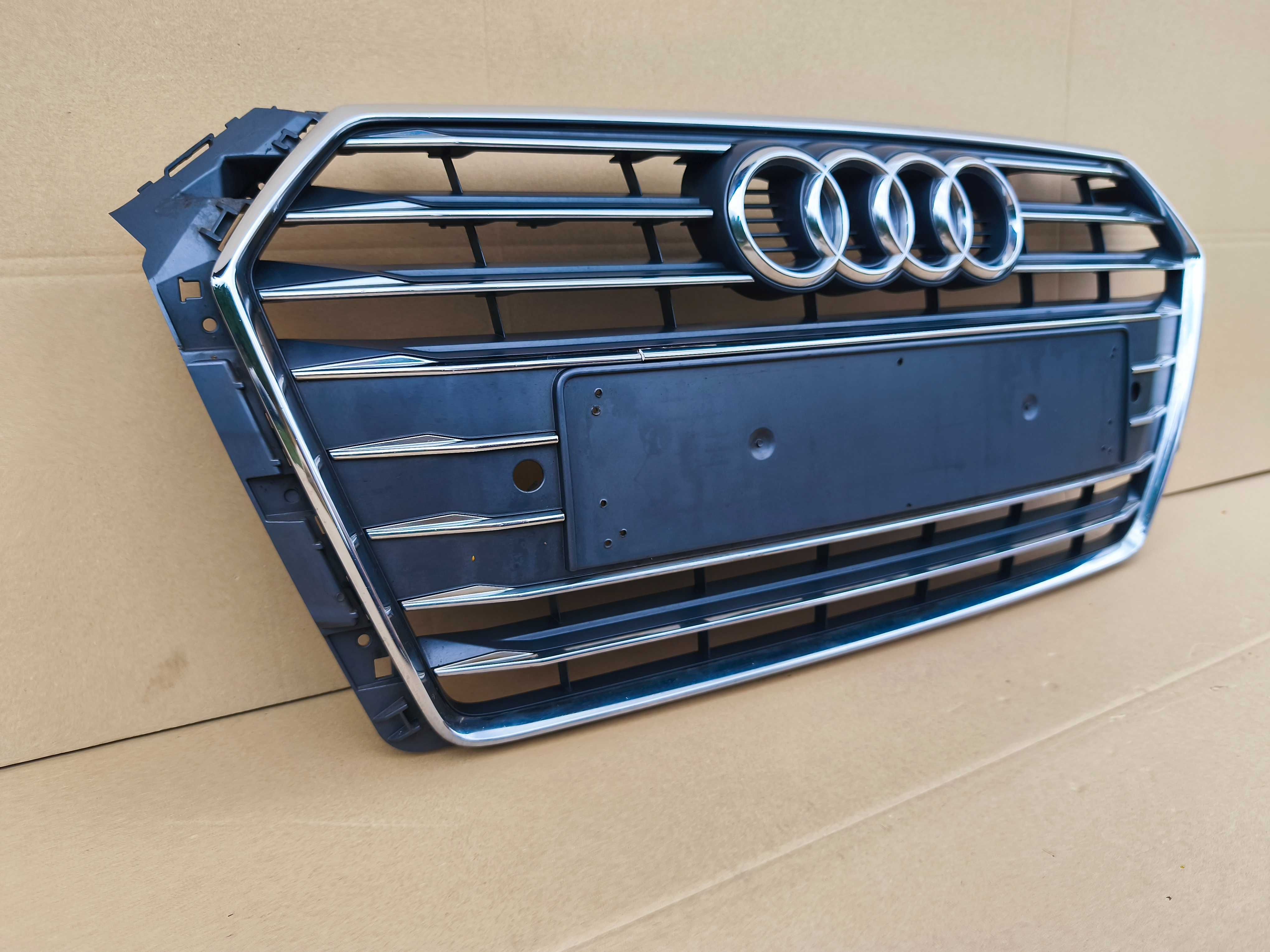 AUDI A4 B9 8W 16-19 S-Line grill atrapa zderzaka chrom 8W0.853.651AB