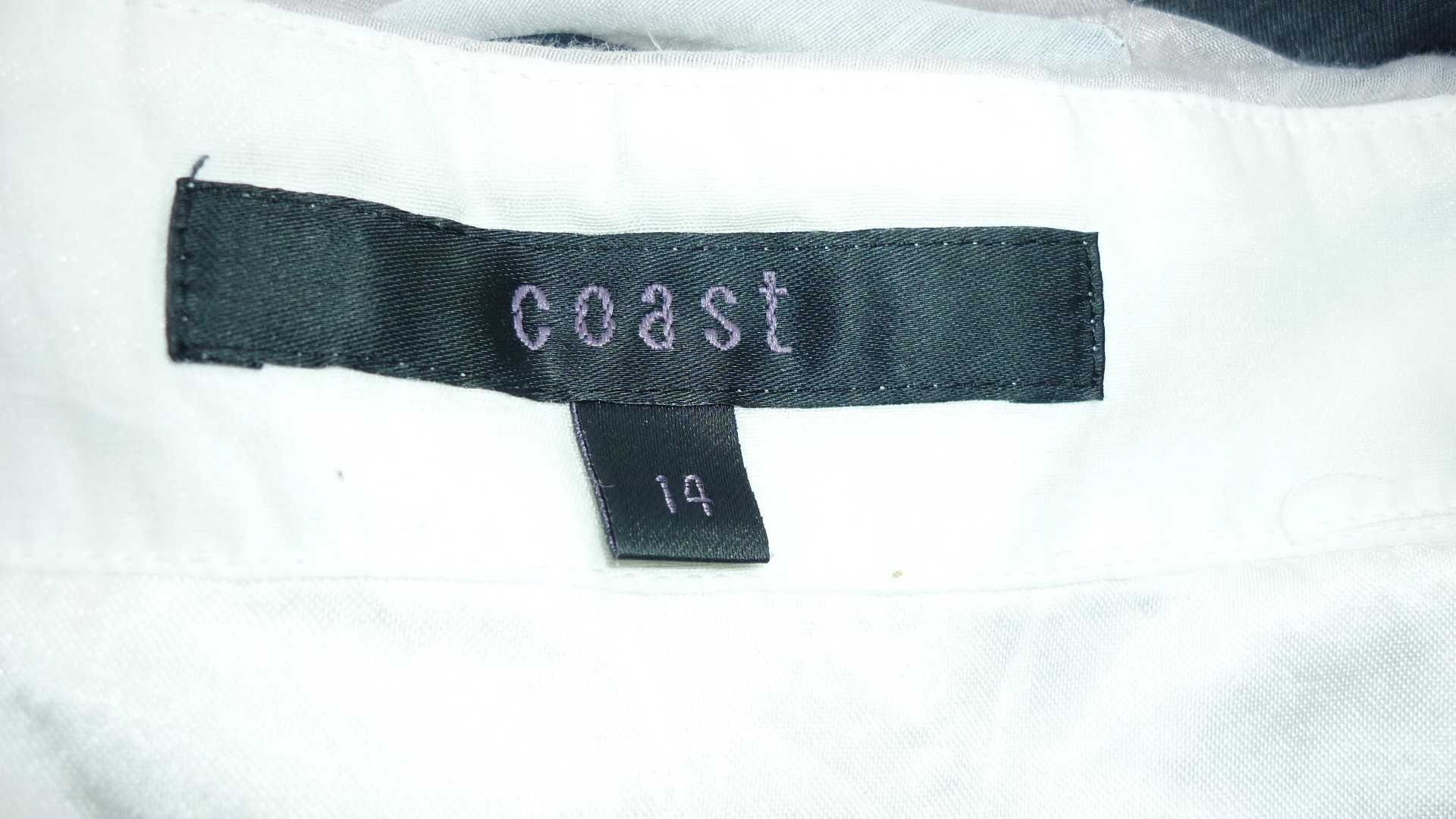 Coast- jedwabna sukienka koktajlowa  r; 40
