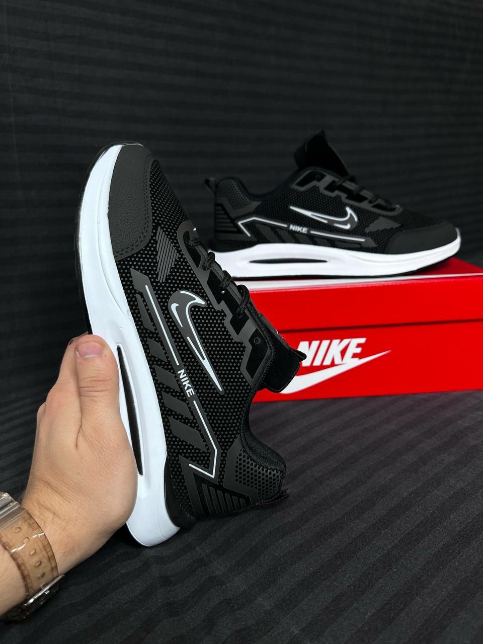 Nike New Black/Мужские кросовки/Чоловічі кросівки/nike/найк/40-44