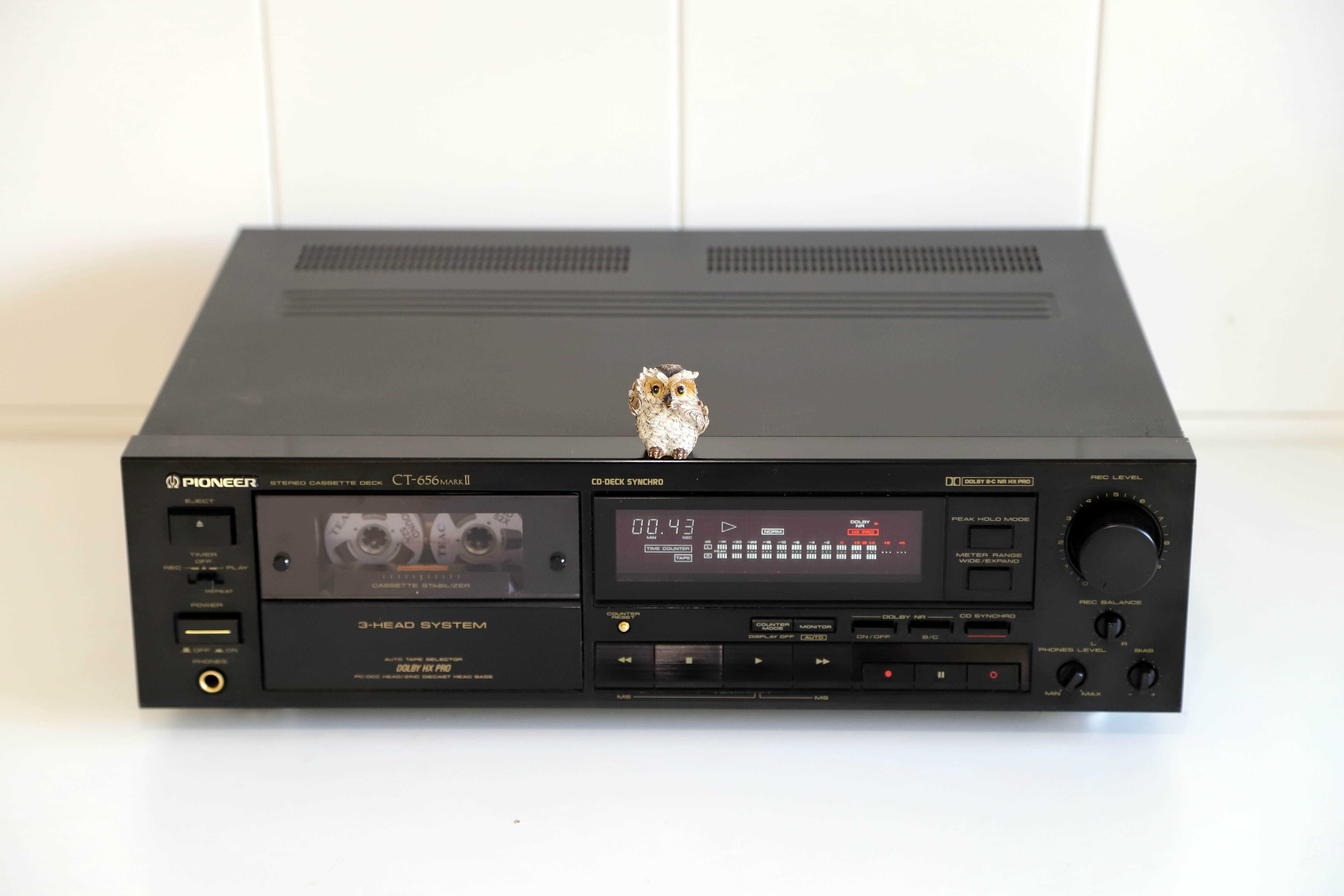 Pioneer CT-656 Mark2 Tape Deck Cassetes 3 cabeças