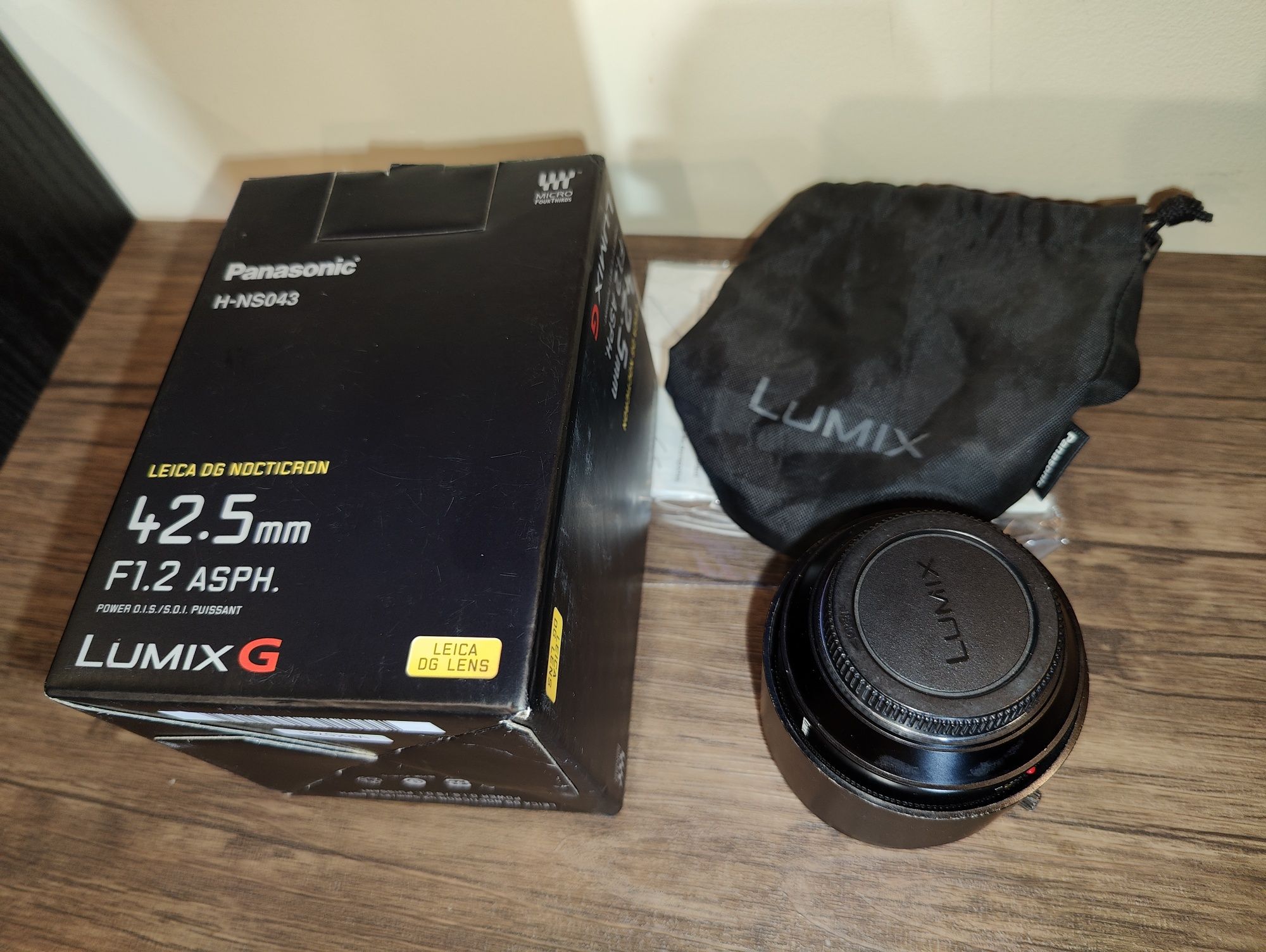Объектив Panasonic Leica 42.5mm f/1.2 DG 
Купл