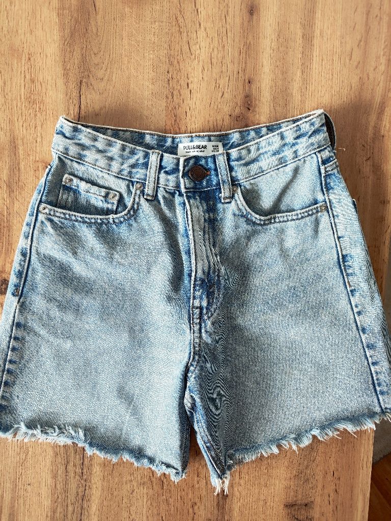 Szorty dżinsowe pull and bear