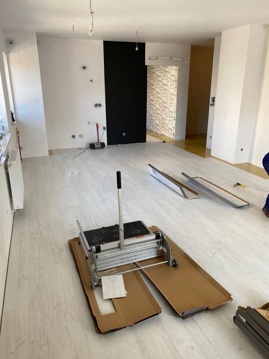 Panel winylowy struktura biały