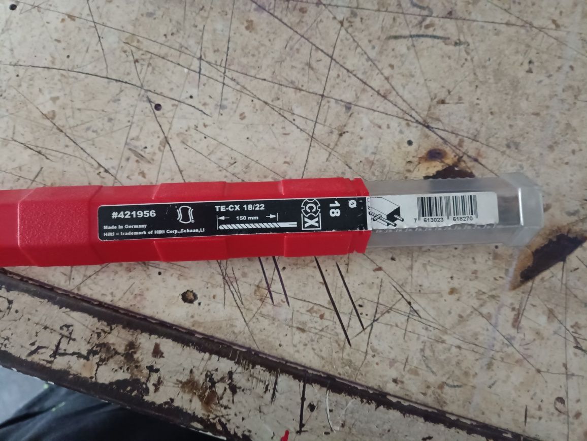 Wiertło Hilti TE-CX 18/22 długość 155mm