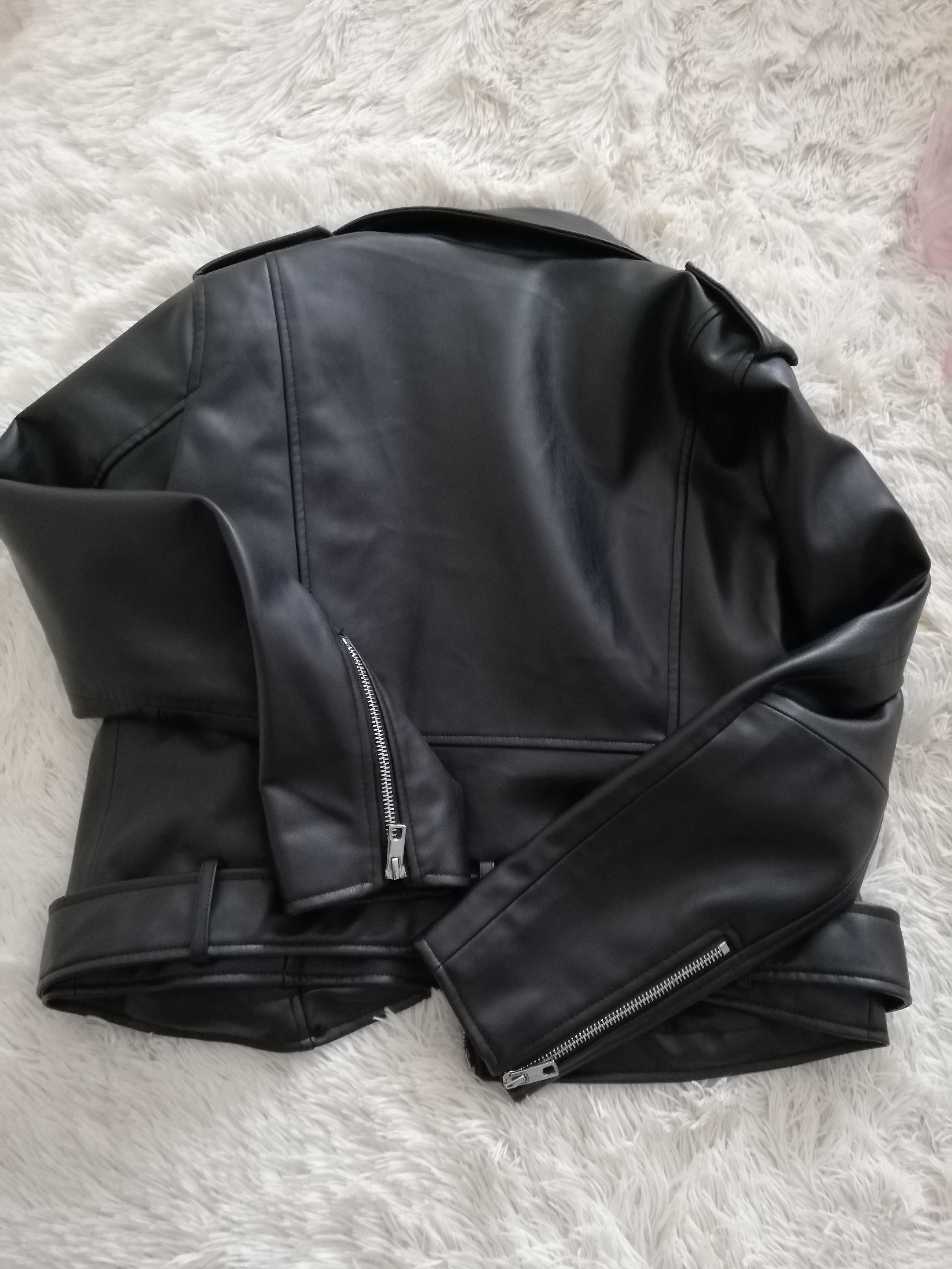 ramoneska ZARA s m z paskiem ramoneska biker ZARA 36 38