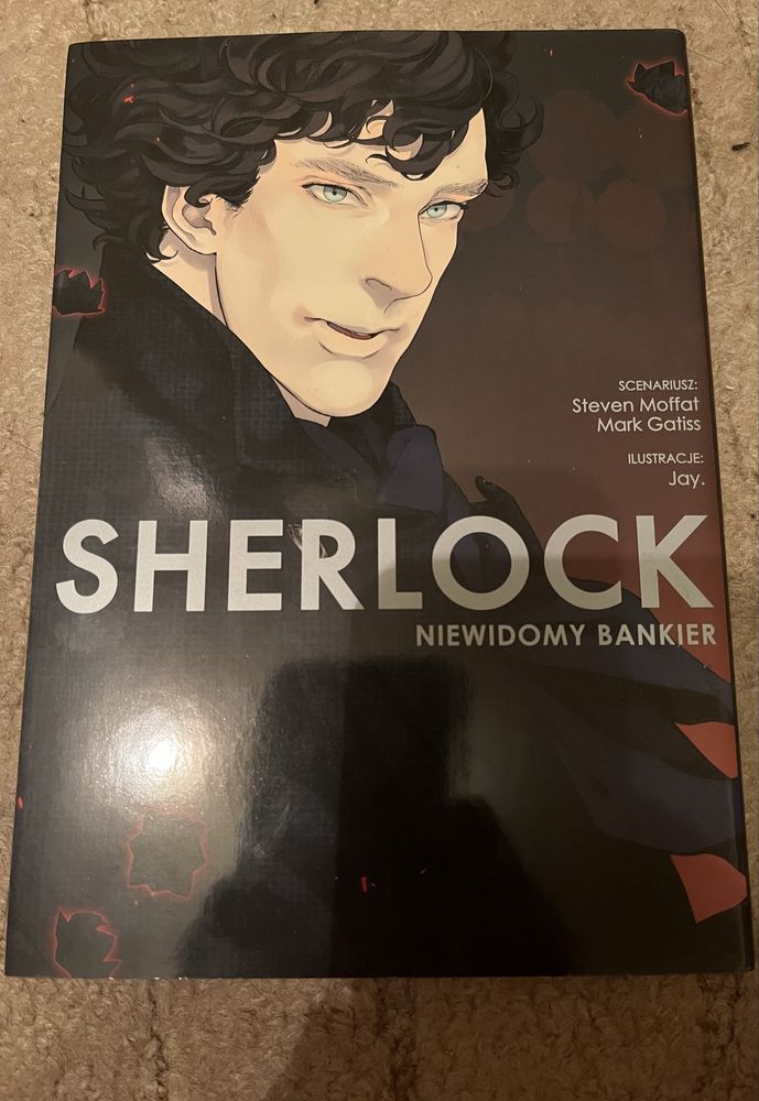 Manga: Steven Moffat, Mark Gatiss- sherlock, niewidomy bankier