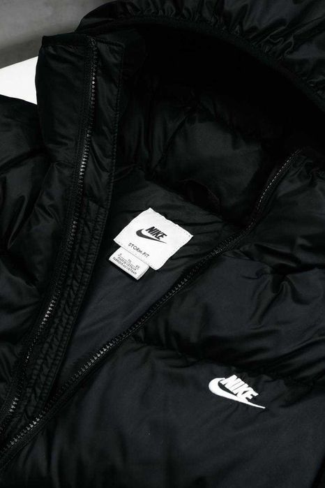 !SALE! Чоловіча куртка Nike NSW Black XS S M L XL XXL пуховик найк нсв