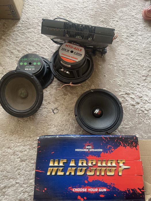 Усилители, динамики, автозвук