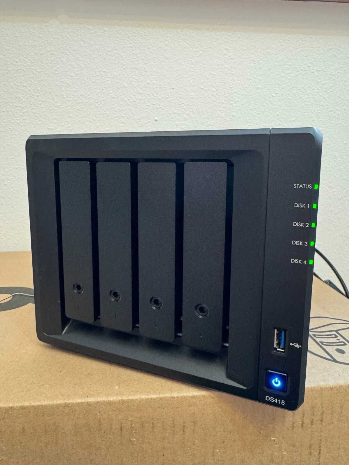 Synology DS418 NAS - 4 wnęki z 4x 4 tb napędami